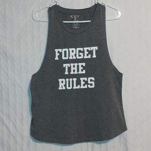 TEE SHIRT FORGET THE RULES WOMEN'S TEE SHIRT SIZE M